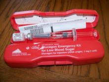 Kit glucagón de emergencias para la hipoglucemia severa